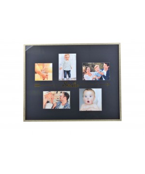 MULTIPLE PICTURE FRAME - CHAMPAGN