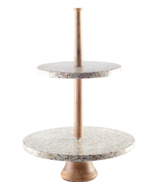 CAKE STAND IN MARBLE H60CM