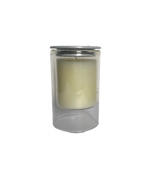 WHITE CANDLE MUSK SCENTED...