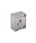 SAFE MONEY BOX IN NICKEL PLATED