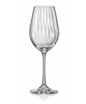 SET OF 6 WINE GLASSES 350ML- WATERFALL