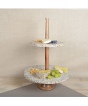 CAKE STAND IN MARBLE H60CM