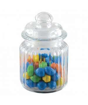 SMALL GLASS JAR WITH LID