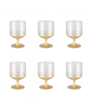 SET OF 6 FOOTED ICE CREAM CUP - GLOW FUME