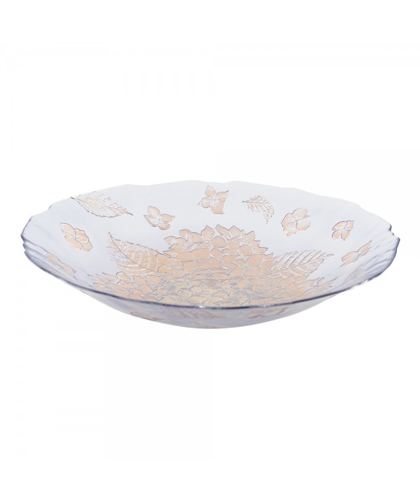Purple flower bowl 40cm