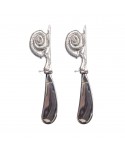 Silver snail spreader - set of 2