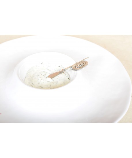 Silver snail spreader - set of 2