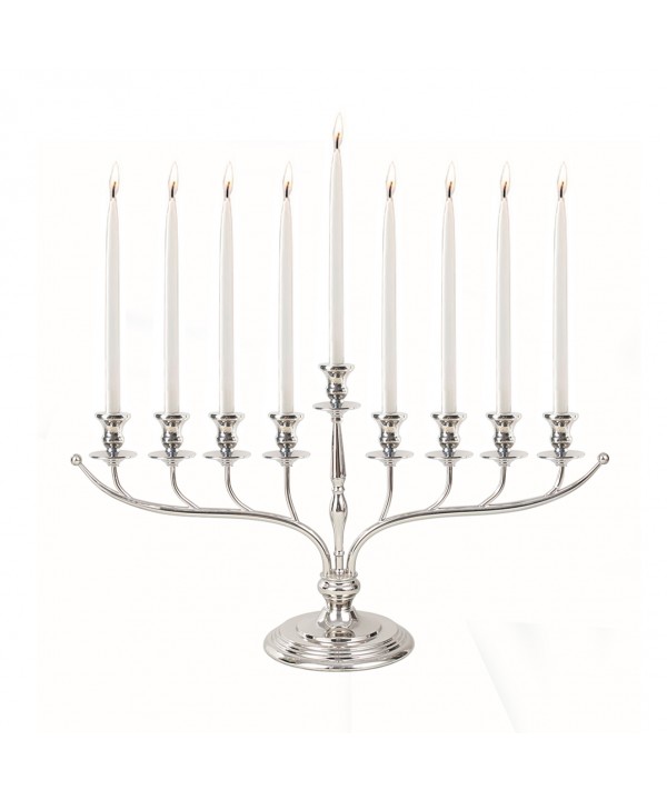 Silver menorah h.45cm