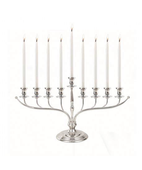 Silver menorah h.45cm