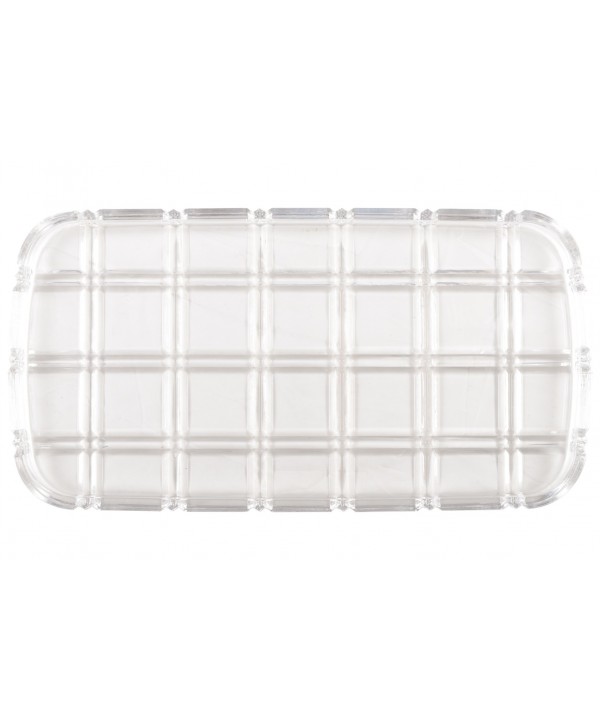 Rectangular lattice cake plate