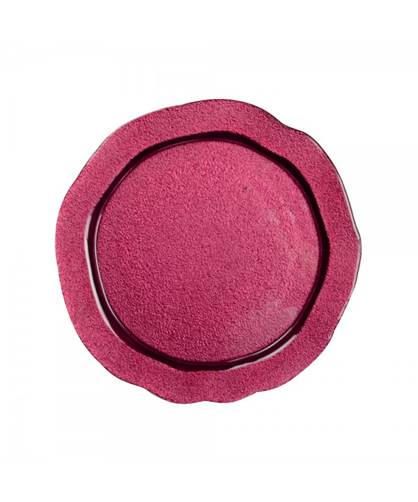 Fuchsia dinner plate