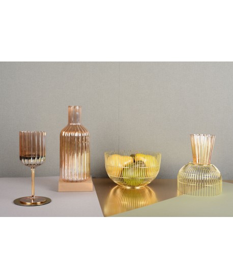 Gold carafe 10.5x25.5cm