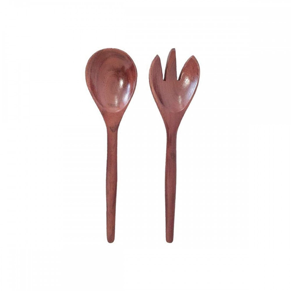 Wooden salad servers