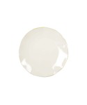 White dinner plate Rosa 20x20x2cm