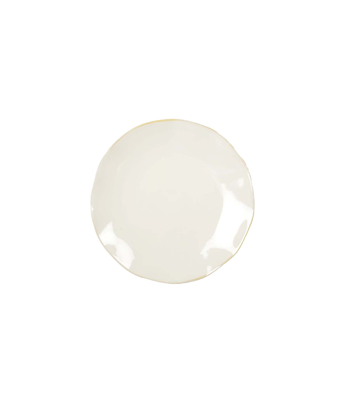 White dinner plate Rosa 20x20x2cm
