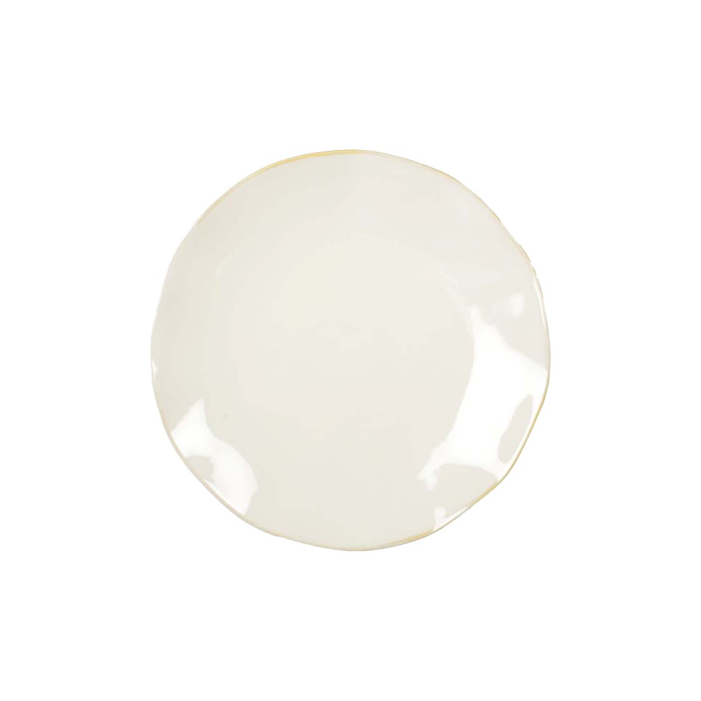White dinner plate Rosa 20x20x2cm