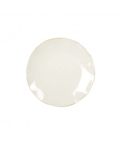 White dinner plate Rosa 20x20x2cm