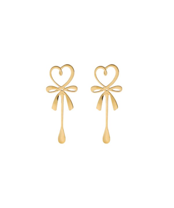 Golden heart spoons - set of 2