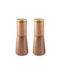 Wooden salt and pepper shaker set