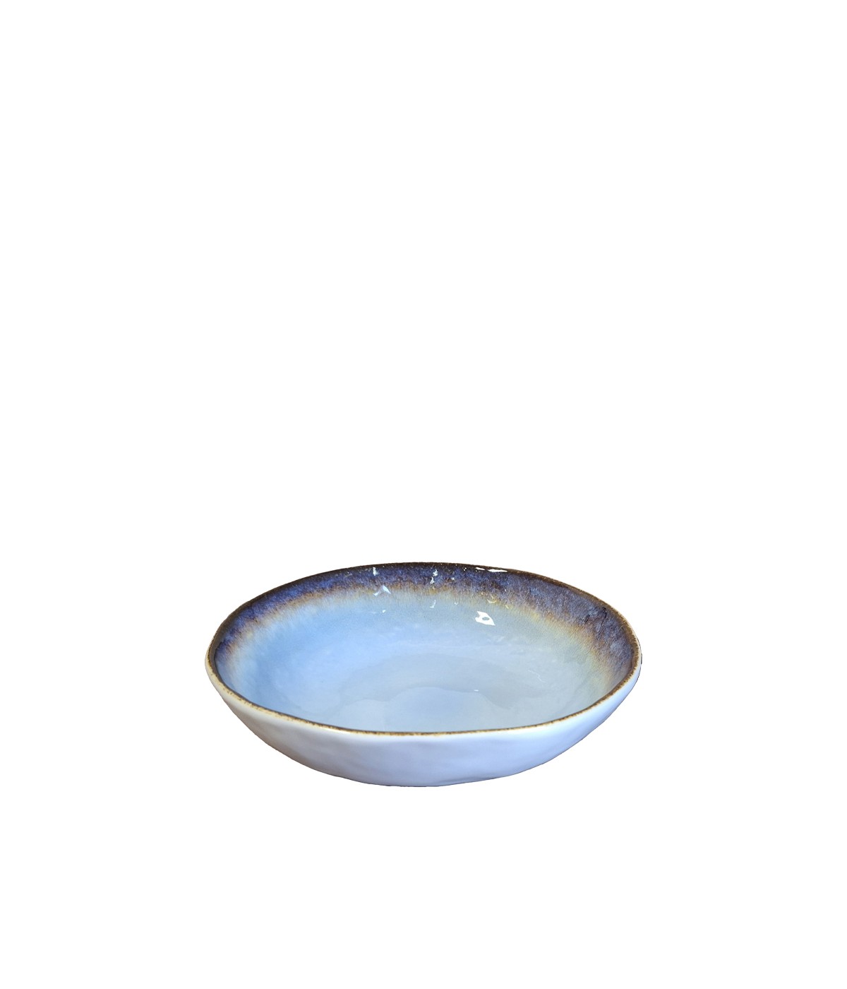 Blue porcelain soup plate 20x20x5cm