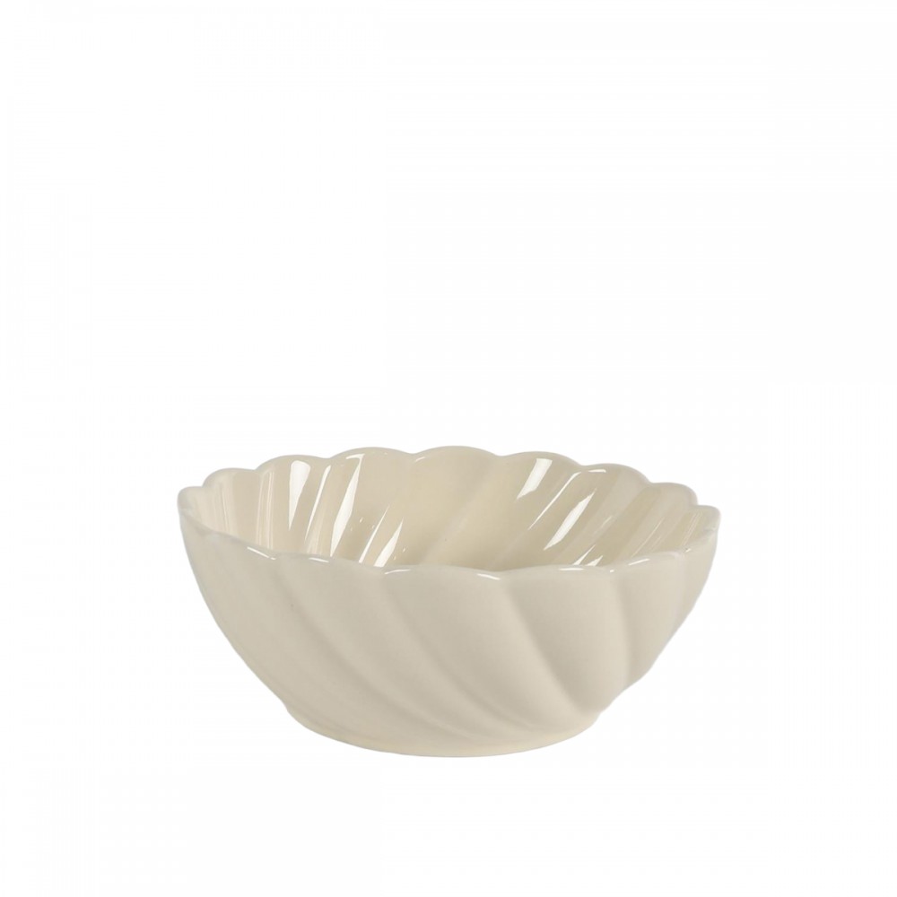 Cloud dish ecru 15x15x6cm