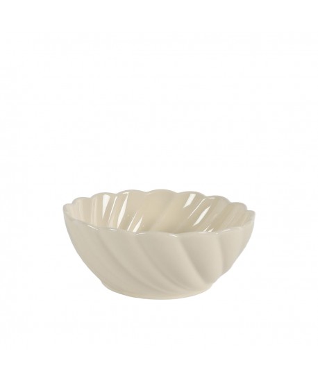 Cloud dish ecru 15x15x6cm