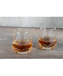 Faceted whiskey glasses - set of 2