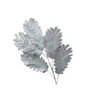 Silver leaf decorative flower h90cm