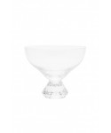 Salad bowl with diamond foot 22.5x22.5x16.5cm