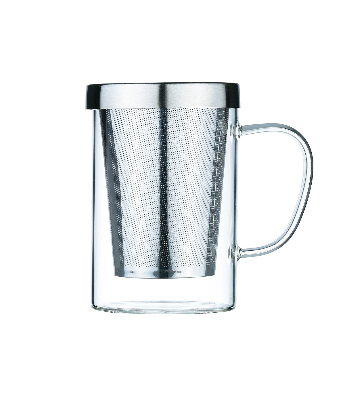 Mug 400ml avec couvercle et filtre en inox