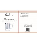 Mug 400ml avec couvercle et filtre en inox