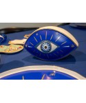 Oeil décoratif bleu foncé 20x12x13.5cm
