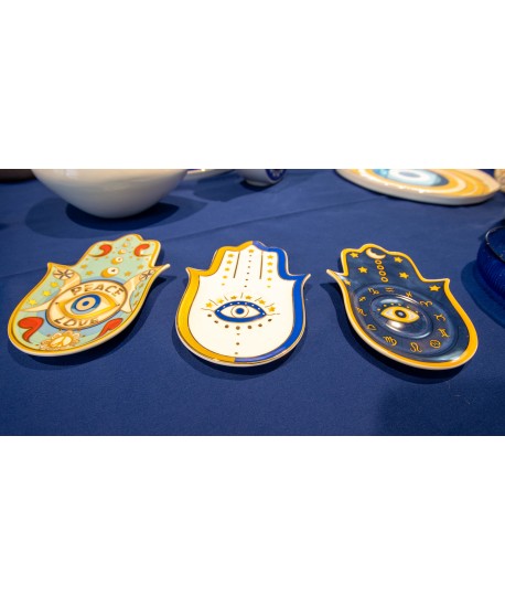 Coupelle main blanche 16.7x10.5x1.5cm