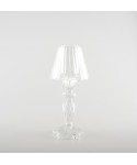 Bougeoir en verre h24.5cm