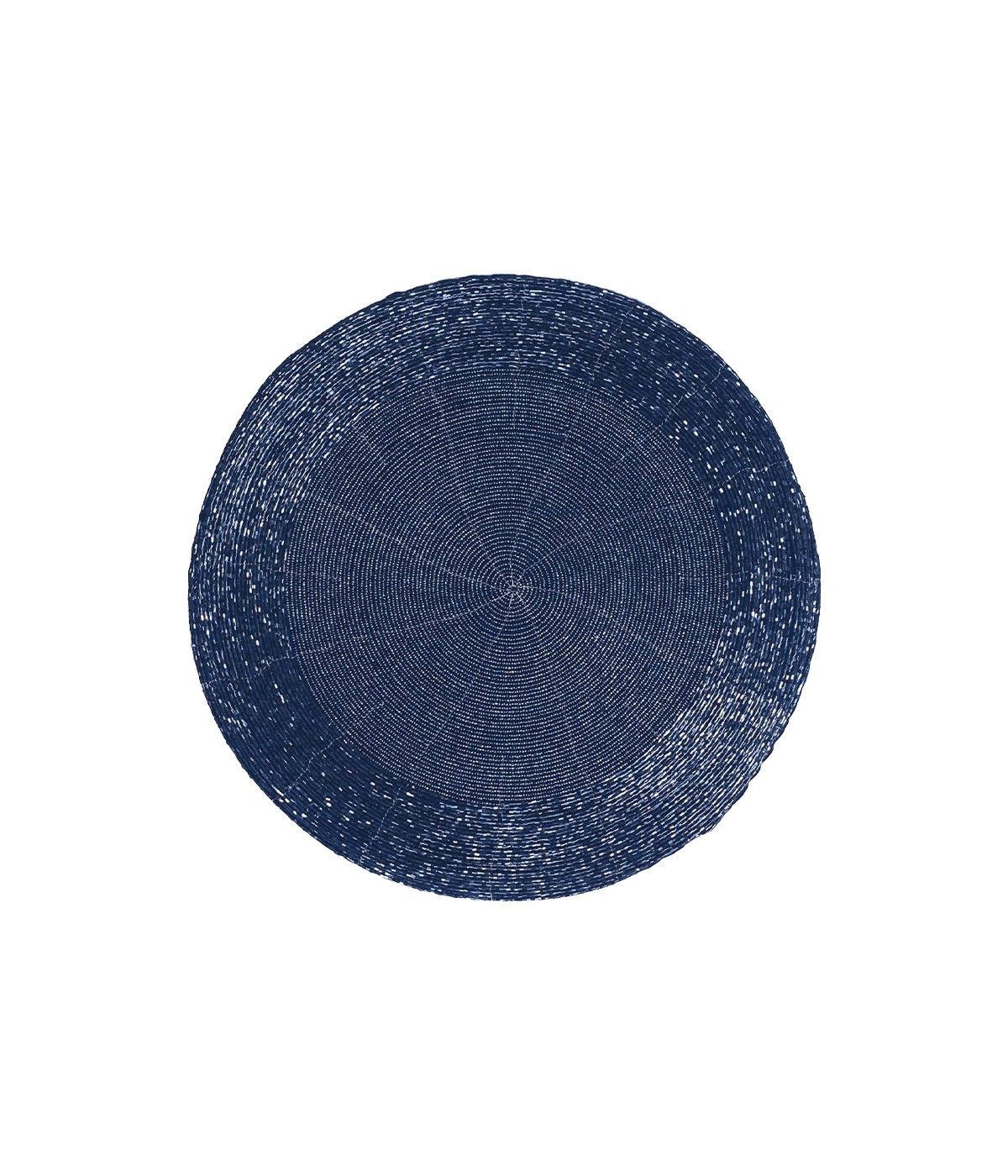 Dessous d'assiette perle bleu fonce