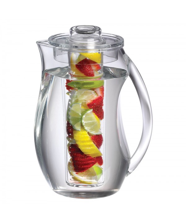 Acrylic pitcher with filter 18.5x13.5x26.5cm
