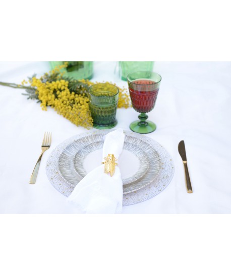 Kaki dessert plate 20cm