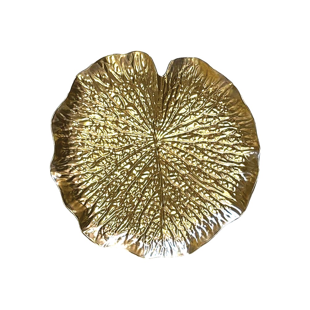 Golden water lily placemat