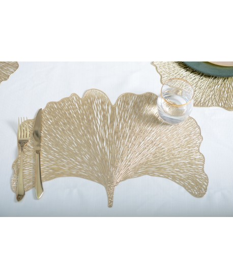 Ginkgo gold placemat 44x30 cm