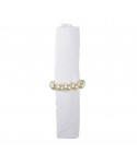 Pearl napkin rings - set of 4