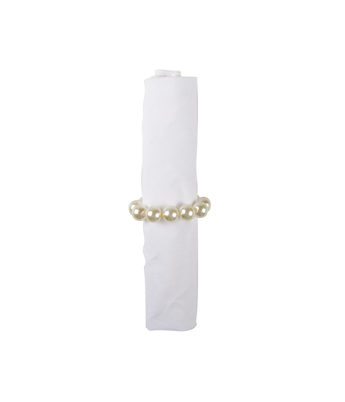 Pearl napkin rings - set of 4