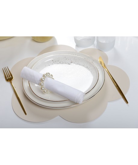 Pearl napkin rings - set of 4