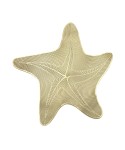 Dessous d'assiette étoile de mer dorée