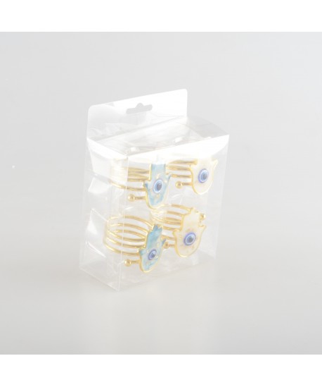 Fatma hand napkin rings - set of 4