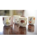Art Deco coffee cups 90ml  - set of 4