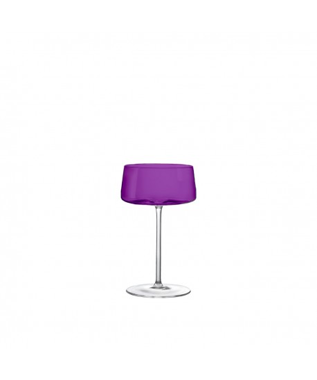 Coupettes à champagne 6 couleurs 230ml - lot de 6