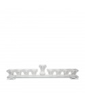 Glass menorah h7cm