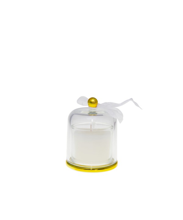 Bougeoir cloche dorée 11cm