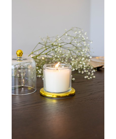 Bougeoir cloche dorée 11cm