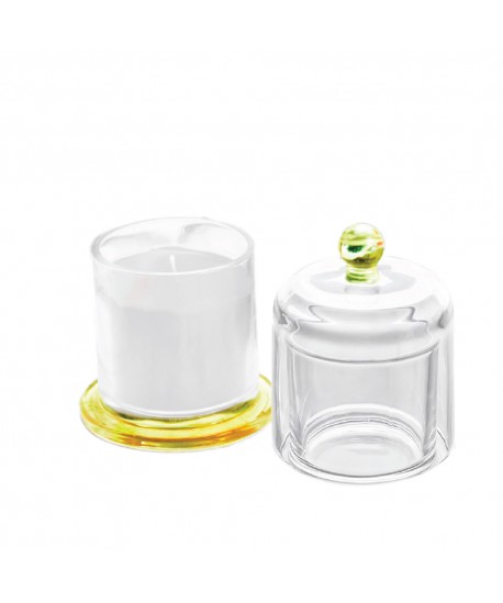 Bougeoir cloche dorée 11cm